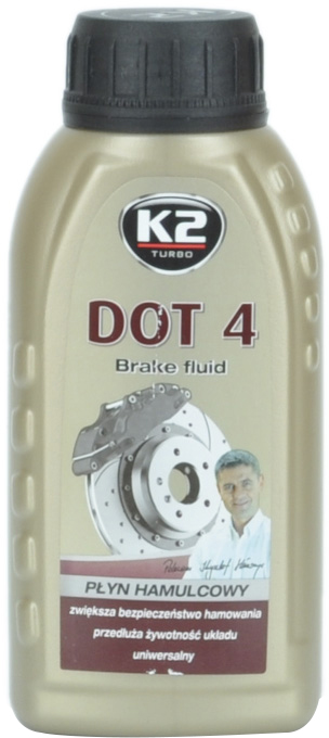 Гальмівна рідина K2 DOT 4 0,25 л (K20068)